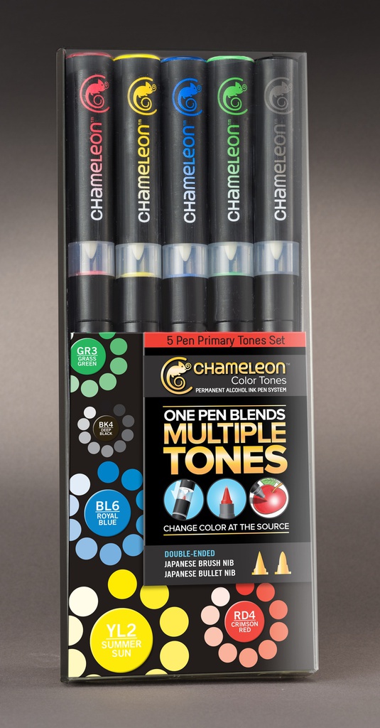 PLUMONES CHAMELEON SET D COLORES PRIMARI 