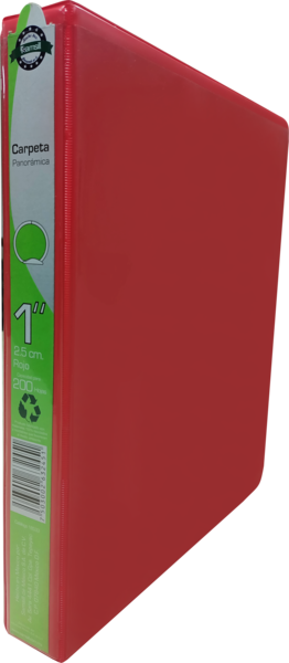 CARPETA 1" HERR O CON VENTANA ROJA