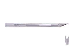 [RX-1] CUCHILLA MANGO DE ALUMINIO CON 2 REFACCIONES