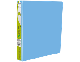 [16736] CARPETA 1" HERR D CON VENTANA  AZUL CIELO 