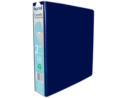 [16762] CARPETA 2" HERR D CON VENTANA AZUL