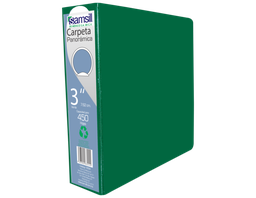 [18584] CARPETA 3" HERR O CON VENTANA VERDE