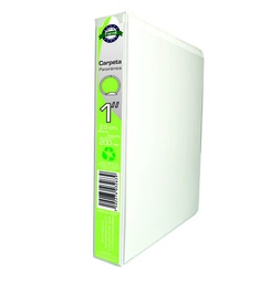 [18337] CARPETA 1" ESQUELA HERR O CON VENTANA BLANCA