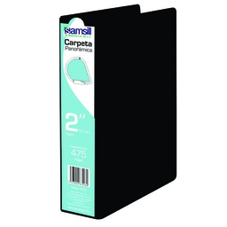 [16760] CARPETA 2" HERR D CON VENTANA NEGRA