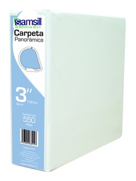 [16787] CARPETA 3" HERR D CON VENTANA BLANCA