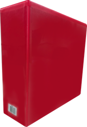 [16793] CARPETA 4" HERR D CON VENTANA ROJA