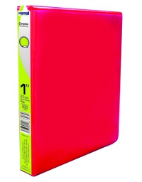 [18531] CARPETA 1" HERR O CON VENTANA ROJO ESP 