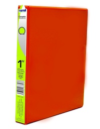[18535] CARPETA 1" HERR O CON VENTANA NARANJA