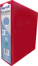 [18583] CARPETA 3" HERR O CON VENTANA ROJA