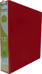 [18553] CARPETA 1 1/2" HERR O CON VENTANA ROJA